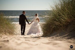 Annemarie und Marc am Strand von Zinnowitz